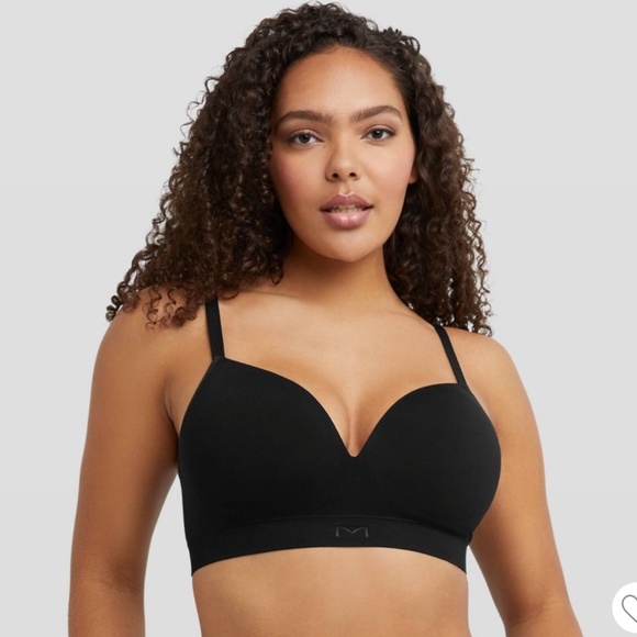 NWT Maidenform Seamless Bralette - Black - Small - Picture 1 of 3